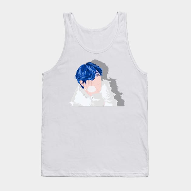 BTS V WITH HANDSOME LOOK Tank Top by ayshatazin